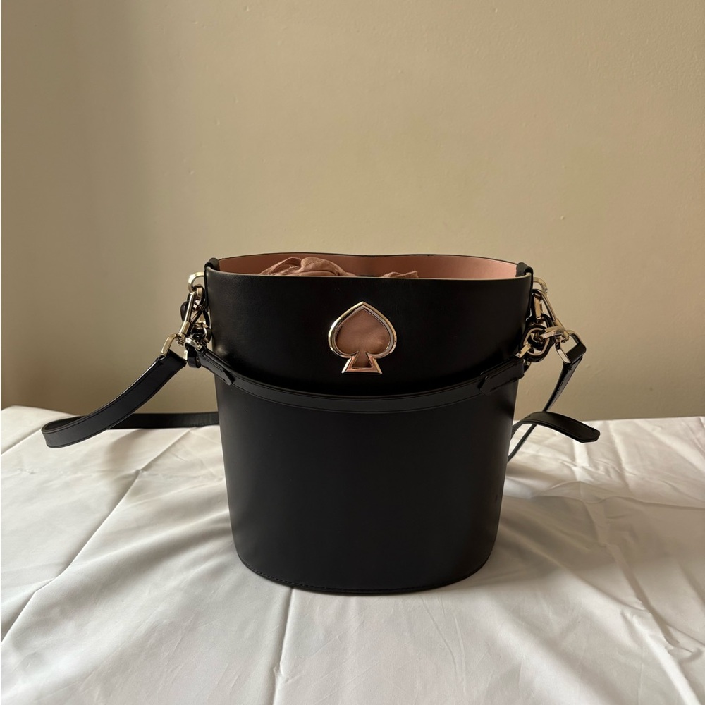 Kate Spade Black Bucket Bag